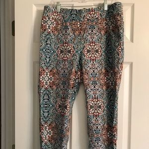 Chico’s pants multi-print size 2.5